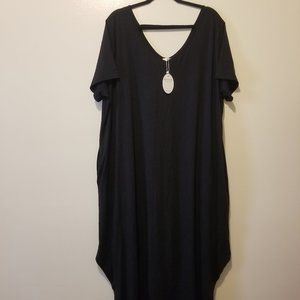 Kancystore Women's Plus Size Causal Loose Dress